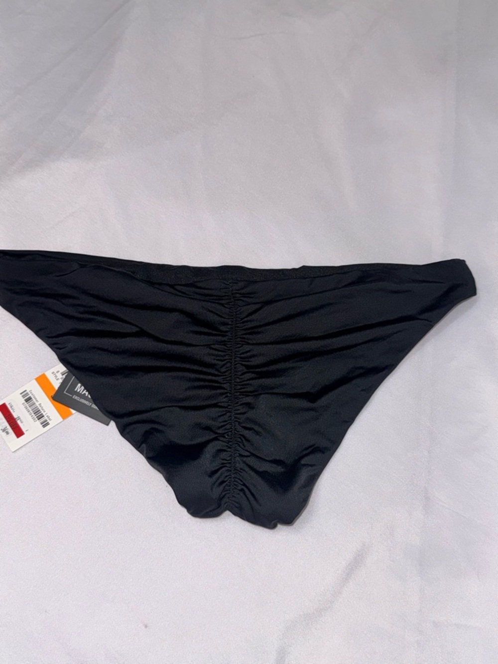 Bar III Black Low-Rise Bikini Bottom - Picture 2 of 2